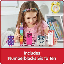UNO1RC Numberblocks Friends Six to Ten, Toy Figures Collectibles, Small Cartoon Figurines for Kids, Mini Action Figures, Character Figures, Play Figure Playsets, Imaginative Play Toys