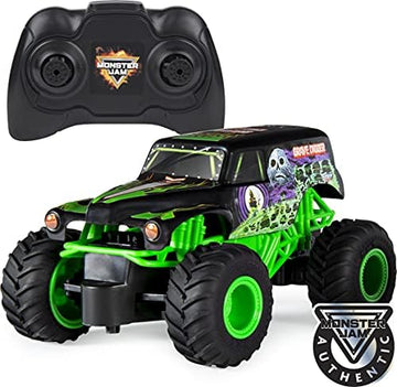 UNO1RC Jam, Official Grave Digger Remote Control Monster Truck, 1:24 Scale, 2.4 GHz, for Ages 4 and Up