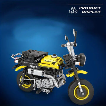 Technical 1:6 Seris Motorcycle Building Blocks, The Off-Road Motorbike Model Bricks High-Tech MOTOR, Modular High Reduction Classic Collection Educational Toys For Boys Gifts
