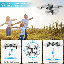 UNO1RC with 1080P Camera for Adults and Kids, Foldable Remote Control Quadcopter with Voice Control, Gestures Selfie, Altitude Hold, One Key Start, 3D Flips, 2 Batteries, Toys Gifts for Boys Girls