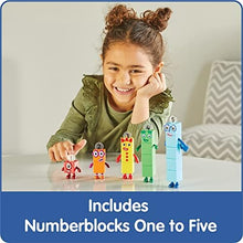 UNO1RC Numberblocks Friends One to Five Figures, Toy Figures Collectibles, Small Cartoon Figurines for Kids, Mini Action Figures, Character Figures, Play Figure Playsets, Imaginative Play Toys