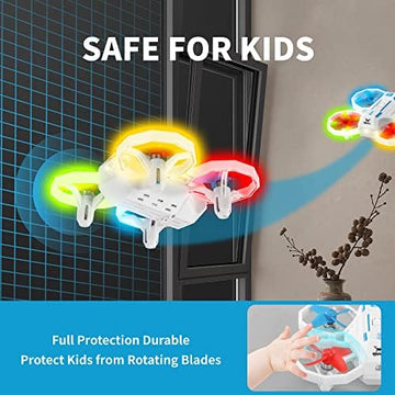 UNO1RC Toys Mini Drones for Kids, RC Drone with Turn Signal Light, Small RC Quadcopter for Beginners, 3D Flips, Headless Mode, and Multiple light modes, 2 Batteries, Kids Gifts Toys for Boys and Girls