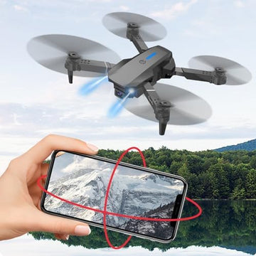 UNO1RC 1080P Camera Remote Control Drone, Aerial Camera Drone WiFi Remote Control Image Transmission High Definition With Altitude Hold Headless Model Aerial Camera Aircraft, Toys Gifts For Boys Girls