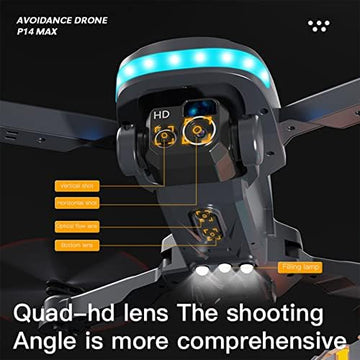 UNO1RC FPV Drone With 4K HD ESC Camera Altitude Hold Mode Foldable RC Drone Quadcopter Circle Fly, Route Fly, Altitude Hold, Headless Mode Daily