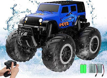 UNO1RC Amphibious Remote Control Car Toys for Boys 2.4GHz 1:16 All Terrain Off-Road RC Car Waterproof RC Monster Truck Kids Pool Toys Remote Control Boat Gifts for Kids Boys