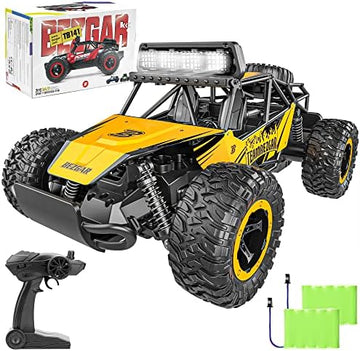 UNO1RC TB141 RC Cars-1:14 Scale Remote Control Car-High Speed Off Road RC Car Monster Truck-Girls Remote Control Cars with LED Headlights and Two Rechargeable Batteries for Boys Girls 8-12 Kids