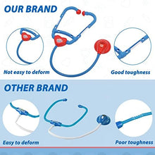 UNO1RC Doctor Kit for Kids Aged 3 4 5, Pretend Doctor Playset for Toddlers with Cart, Costume and Stethoscope, Role Play Medical Toy for Girls Boys
