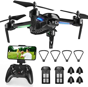 UNO1RC T6 Drone for Adults - 1080P HD RC Drone, Fpv Drone with Camera, With WiFi Live Video, Altitude Hold, Headless Mode, Gravity Sensor, One Key Take Off for Kids or Beginners