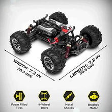 UNO1RC Remote Control Car, Hobby Grade RC Car 1:20 Scale Brushed Motor with Two Batteries, 4x4 Off-Road Waterproof RC Truck, Fast RC Cars for Adults, RC Cars, Remote Control Truck, Gifts for Kids