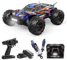 UNO1RC GO H16DR 1:16 Scale Ready to Run Fast Remote Control Car, High Speed Jump RC Monster Truck, Off Road RC Cars, 4WD All Terrain RTR RC Truck with 2 LiPo Batteries for Boys and Adults