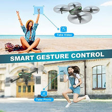 UNO1RC with 1080P Camera for Adults and Kids, Foldable Remote Control Quadcopter with Voice Control, Gestures Selfie, Altitude Hold, One Key Start, 3D Flips, 2 Batteries, Toys Gifts for Boys Girls