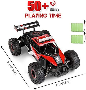 UNO1RC Remote Control Car Toy for Boys Girls, 2.4 GHz RC Drift Race Car, 1:16 Scale Fast Speedy Crawler Truck, 2 Batteries for 50 Mins Play, Toy Gift for Boys Girls