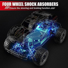 UNO1RC 1:16 Scale Off Road RC Car, 30/km High Speed RC Car with 2 Battery, Remote Control Car with 2.4 GHz Remote Control, Gifts for Kids and Adults, Light Show RC car