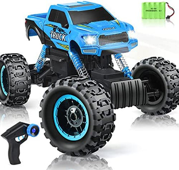 UNO1RC E RC Cars 1/12 Scale Remote Control Car, Dual Motors Monster Trucks for Boys 2.4Ghz Off Road RC Truck, Boy Toys Gifts for Boys Age 6-8 8-10