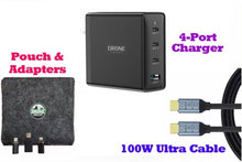 UNO1RC GaN 4-Port Ultra Charger for All of Your Portable Tech - Drone Valley Gear