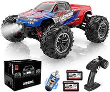 UNO1RC 1:16 Scale 40+KPH All Terrain RC Car,4WD Waterproof High Speed Electric Toy Off Road RC Monster Truck Vehicle Crawler with 2 Rechargeable Batteries for Boys Kids and Adults(Red)