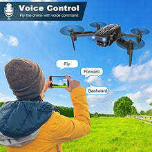 UNO1RC Drone with Camera for Adults Kids - 1080P HD FPV Camera Drones with 90¡ã Adjustable Lens, Gestures Selfie, One Key Start, 360 Flips, Toys Gifts RC Quadcopter for Boys Girls with 2 Batteries