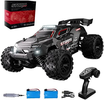 UNO1RC 1:18 Scale 4WD Off-Road 40KM/H High Speed Remote Control Car, All Terrains Remote Control Truck with LED Lights, 2.4GHz Remote Control, rc Cars for Boys Age 8-12