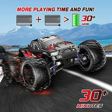 UNO1RC Rc Remote Control Cars Trucks, 1/16 Scale Hobby 4x4 Offroad Cars for Adults[Red][30+ MPH][Double Batteries+Charger][2.4 Ghz Controller],Monster Rc Cars Toys for Adult,Kid Boy Age 8-12 7-10