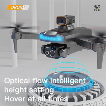 UNO1RC FPV Drone with 4k HD Esc Camera Altitude Hold Mode Foldable Rc Drone Quadcopter Circle Fly, Route Fly, Altitude Hold, Headless Mode Take Photos, Videos, And Real-Time Transmission Daily