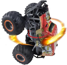 UNO1RC 1:14 All Terrain Off-Road 2.4Ghz Remote Control Monster Trucks for Boys with LED Lights, Upright 360° Swivel and Special Steering Design, RC Car Toys for Kids Ages 6+ (Orange)