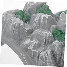 UNO1RC 2pcs Artificial Rock Cave Kids Wooden Toys Wood Toys Wooden Trains O Gauge Mountain Tunnel Train Tunnel for Kids N Scale Tunnel Plastic Railway Tunnel Toy Pretend Tunnel Toy Track