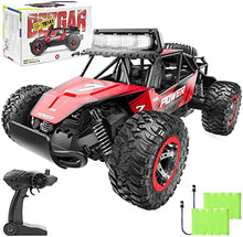 UNO1RC TB141 RC Cars-1:14 Scale Remote Control Car,2WD High Speed 20 Km/h All Terrains Electric Toy Off Road RC Car Vehicle Truck Crawler with Two Rechargeable Batteries for Boys,Girls Kids and Adults