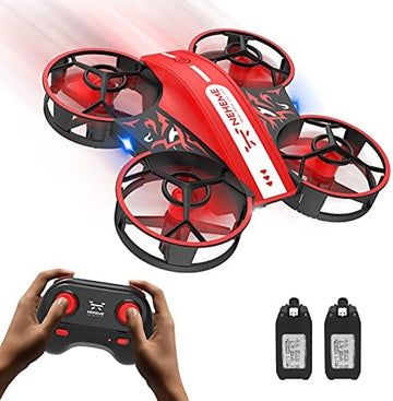 UNO1RC NH330 Mini Drones for Kids Beginners Adults, RC Small Helicopter Quadcopter with Headless Mode, Auto Hovering, Throw to Go, 3D Flip and 2 Batteries, Indoor Flying Toys/Gift for Boys Girls