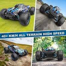 UNO1RC RC Cars 1:18 Scale Remote Control Car, 4WD High Speed 40+ Km/h Off Road RC Monster Vehicle Truck, All Terrains Electric Toy Trucks with Two Rechargeable Batteries for Boys Kids and Adults