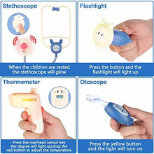 UNO1RC Doctor Kit for Kids - Pretend Play Educational Doctor Toys, Medical Kit with Stethoscope, Doctor Playset for Dentist Doctor, Role Play Toys for 3 4 5 6 7 8 Years Old Girls & Boys Toddler Gifts