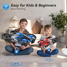 UNO1RC 2Pack Mini Drones for Kids,Beginners,Adults, Small RC Drone Quadcopter with 2-In-1 Race and Fly Mode,LED Light,Altitude Hold,3D Flip,4 Batteries,Stress Relief for Adult,Toy Gift for Boys Girls