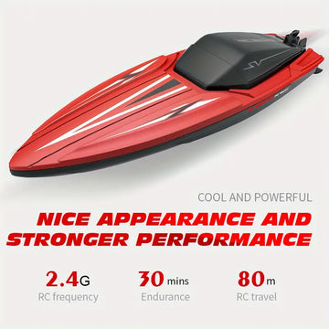 2.4G 4CH RC Remote Control Boat, Air Cushion Boat, Water Toy, Dual Motor, High Efficiency, Speed, And Large Capacity Battery, Children's Outdoor Toys Can Compete With Multiple People