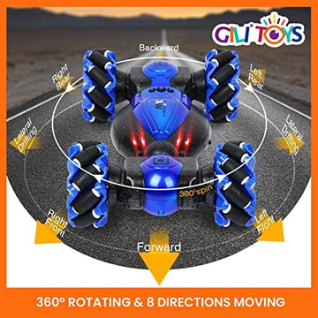 UNO1RC Control Car Boys Gifts: Gesture Sensing RC Stunt Cars Kids Toys for Age 6 7 8 9 10 11 12 Year Old - Best Birthday Gifts