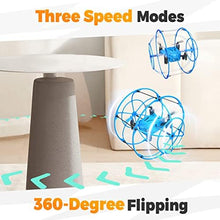 UNO1RC HQ053 Remote Control Mini Drone for Kids - Remote Control Spherical Rolling Quadcopter 360 Degree Flip Christmas Birthday Gift Indoor Outdoor Toys for Boys Age 4 5 6 7 8-12 RC Drone Beginner