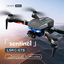 UNO1RC 4K HD Camera Brushless RC Drone Foldable Remote Control Drone GPS Positioning One-button Return 4-axis Aircraft 4 Ch Intelligent Follow RC Aircraft Double Battery Standby