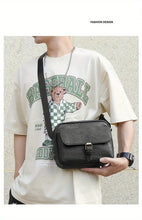 Men's Casual Simple Crossbody Bag, Trendy Shoulder Bag