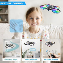 UNO1RC Kids RC Drone, RC Drone With Fixed Height And Headless Mode, Quadcopter RC Aircraft With Lights, Propeller Fully Protected, Easy To Fly Children's Gift Toys For Boys And Girls