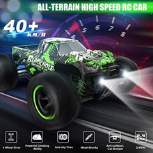 UNO1RC Control Car RC Cars for Adults Kids, 1:18 RC Car RC Truck, 4WD High Speed 40+ KM/H Off Road Monster Trucks for Boys, 2.4GHz Toy Trucks with 5 Batteries, 50+ Mins Play Gift,Green