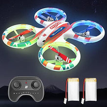 UNO1RC Drones for Kids - RC Drone Indoor, LED Remote Control Mini Drone with 3D Flip and 3 Speed Propeller Full Protect Small Drone Quadcopter for Beginners, Easy to fly Gifts for Kids