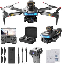 UNO1RC FPV Drone with 4k HD Esc Camera Altitude Hold Mode Foldable Rc Drone Quadcopter Circle Fly, Route Fly, Altitude Hold, Headless Mode Take Photos, Videos, And Real-Time Transmission