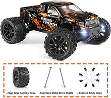 UNO1RC 1:18 Scale RC Monster Truck 18859E 36km/h Speed 4X4 Off Road Remote Control Truck,Waterproof Electric Powered RC Cars All Terrain Toys Vehicles with 2 Batteries,Xmas Gifts for kid and Adults