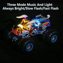 UNO1RC Remote Control Monster Truck, 2.4GHz All Terrain Remote Control Monster Cars, 1:16 Monster Truck RC Trucks, Remote Monster Car with Spray Music and Light for Boys 4-7 8-12 Kids