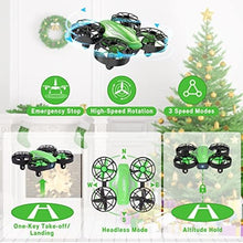 UNO1RC Drone for Kids and Beginners, Remote Control Helicopter Quadcopter with 3 Modular Batteries, Headless Mode, Auto Hovering, 3 Speed Modes, Indoor RC Pocket Plane Gift for Boys and Girls, Green