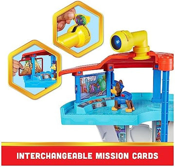 UNO1RC Patrol Lookout Tower Playset with Toy Car Launcher, 2 Chase Action Figures, Chase’s Police Cruiser and Accessories, Kids Toys for Ages 3 and up