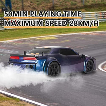 UNO1RC RC Drift Car, 1:14 Remote Control Car 4WD Drift RC Cars Vehicle 28km/h High Speed Racing RC Drifting Car Gifts Toy for Boys Kids