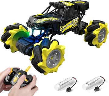 UNO1RC Remote Control Car, Metal RC Cars, RC Monster Trucks 1/20 RC Stunt Car 360° Rotating 4WD 2.4Ghz All Terrains Rechargeable RC Crawler, Kids Girls Boys Toys Age 4-5 6-8 8-10