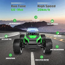 UNO1RC Cars,1:20 Scale Remote Control Toy Car,2WD High Speed 30 Km/h All Terrains Electric Toy Off Road RC Car,with LED Headlight and Rechargeable Battery,RC Cars for Boys Kids and Adults Gift