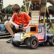 UNO1RC Hobby Grade 1:16 Scale Remote Control Car,4WD High Speed 40 Km/h All Terrains Electric Toy Off Road RC Monster Vehicle Truck Crawler with Extra Shell Rechargeable Battery for Boys Kids and Adults