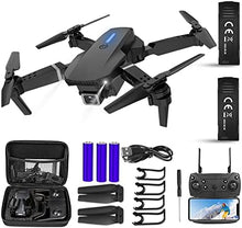 UNO1RC Newest Drone with 1080P Camera-2K UAV:2 Batteries,One Key Take Off/Land,Altitude Hold,Automatic Avoidance Obstacles,360° Flip-Carrying Case With Remote Control For All, Black