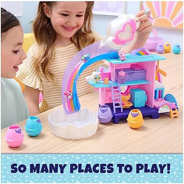 UNO1RC Alive, Hatchi-Nursery Playset Toy with 4 Mini Figures in Self-Hatching Eggs, 13 Accessories, Kids Toys for Girls and Boys Ages 3 and Up